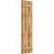 Ekena Millwork Spaced Board-n-Batten Shutters w/Z-Bar, Rough Sawn Western Red Cedar, 17 1/8W x 59H, PR RBS06Z17X059RWR - alternate 3